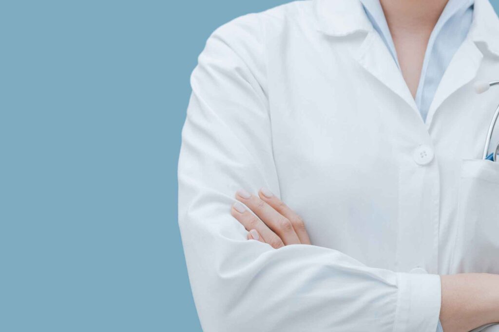 Doctor with his arms crossed